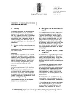 GWOZ brochure - De Geschillencommissie
