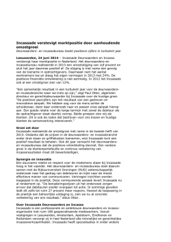 Het volledige persbericht met betrekking tot onze jaarcijfers kunt u