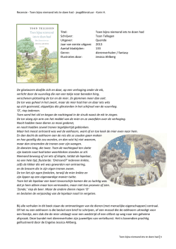 II_Toon Tellegen-Toen bijna niemand