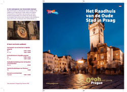 Het Raadhuis van de Oude Stad in Praag