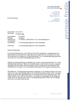 04.0 DS - 1e kwartaalrapportage 2014 nota