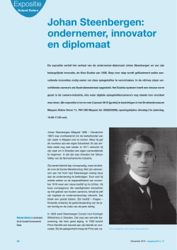 Johan Steenbergen: - Internationale Spectator