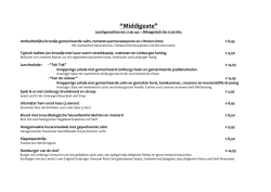 Kleine Gerechten tot 17