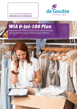 Brochure WIA 0-tot-100 Plan