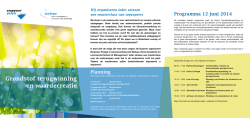 Grondstof terugwinning en waardecreatie