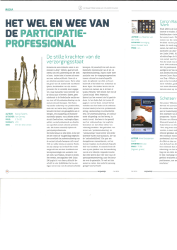 het wel en wee van de participatie&mdash; prdfe55idnal