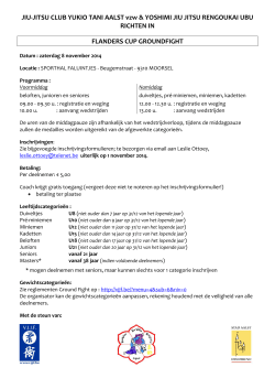 info Flanders Cup 2014