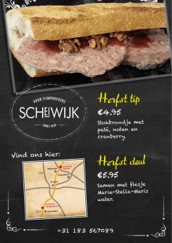Herfst tip Herfst deal
