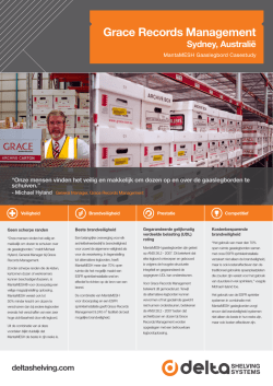 Grace Records Management - Delta Shelving Systems