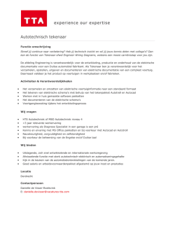 Autotechnisch tekenaar