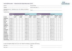 Inschrijfformulier VTB 2015