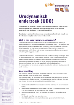 Urodynamisch onderzoek (UROL-503)
