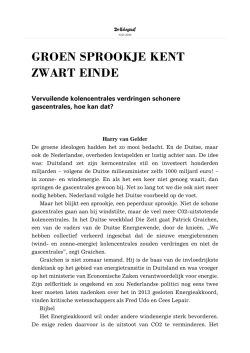Groen sprookje kent zwart einde &ndash; De Telegraaf