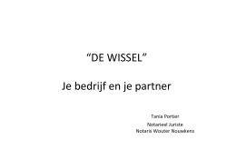 je bedrijf en je partner - notarieel juriste