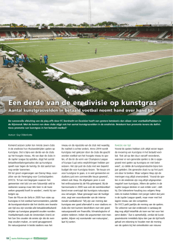 Een derde van de eredivisie op kunstgras