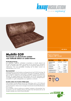 Multifit 039 - Technische fiche - Product