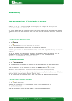 Handleiding OfficeDrive