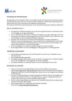 Instructie voor de ouders/verzorgers bij de digitale