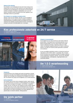 Leaflet service - Floor rolluiken