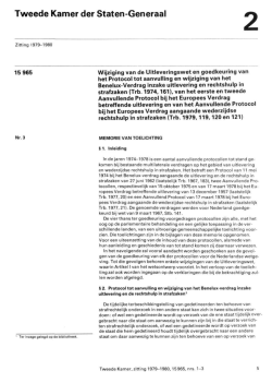 Wijziging van de Uitleveringswet en goedkeuring