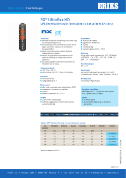 Rubber chemieslang RX® Ultrafixx HD vlg EN 12115 UPE