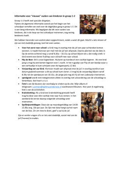 Informatie voor &ldquo;nieuwe&rdquo; ouders van kinderen in