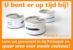 U bent er op tijd bij! - Primajob uitzendbureau