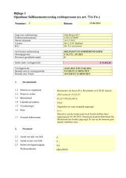 2e verslag Oud Bergen BV 15-04-2014