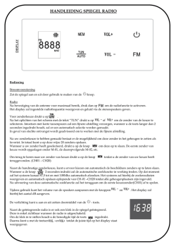 HANDLEIDING SPIEGEL RADIO