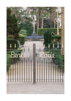 Reglement begraafplaats Berkenrode