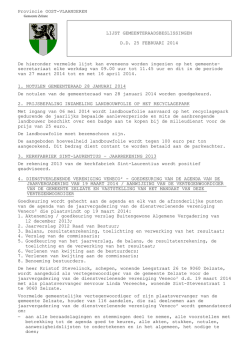 GR 25 februari 2014