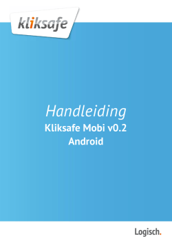 Handleiding - Kliksafe Helpdesk