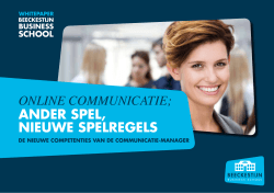 online communicatie - Beeckestijn Business School