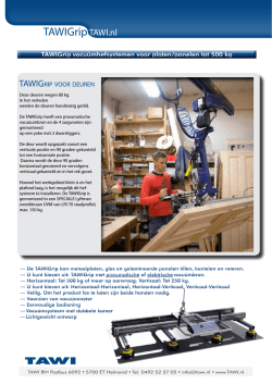 houten deur wordt - Balanceersystemen
