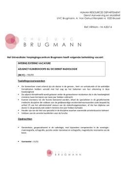 HUMAN RESOURCES DEPARTEMENT Dienst