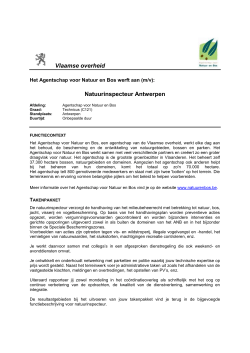 Vlaamse overheid - Agentschap voor Natuur en Bos