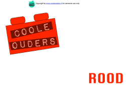 Copyright by www.cooleouders.nl for personal use only