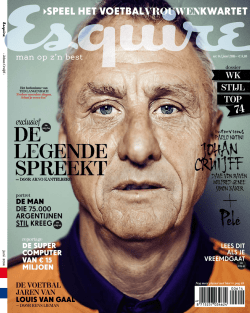 JOHAN CRUIJFF - Hearst Magazines
