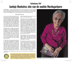 Jantsje Hoekstra - Rotaryclub Bergum