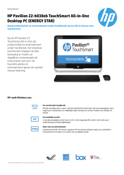 HP Pavilion 22-h038eb TouchSmart All-in
