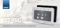 INT-TSG Touchscreen Algemeen