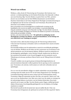 Openingswoord rector Wim Bakker (PDF)