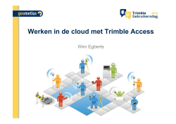 Werken in de cloud met Trimble Access