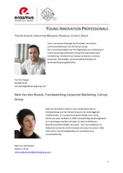 Profiel young innovationprofessionals