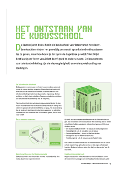 Het ontstaan van de Kubusschool