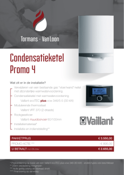 Condensatieketel Promo 4 - T-VL