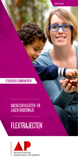 Lerarenopleiding | Flextraject Kleuteronderwijs