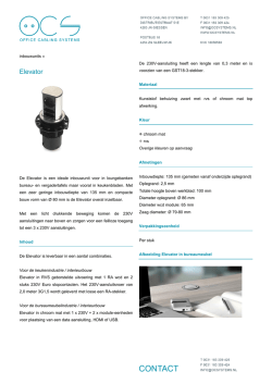 Documentatie Elevator
