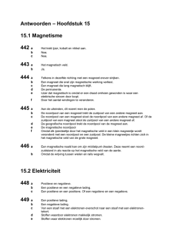 Antwoorden bij toetsvragen 1