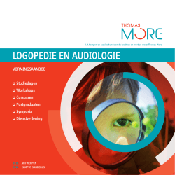 Logopedie en audioLogie